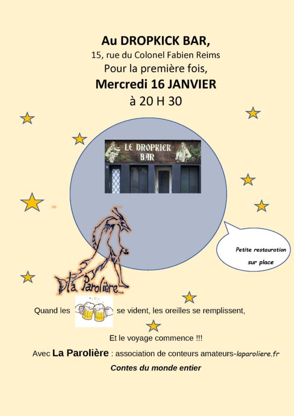 Affiche dropkick 16janvier2019
