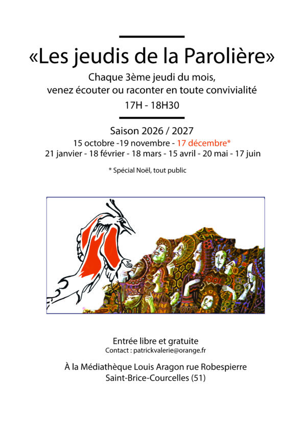 Jeudis de la Parolière V1 2026-2027
