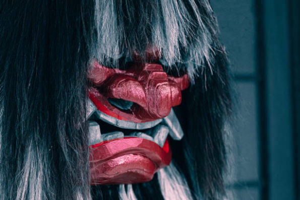 Japanese demon mask called "Namahage"